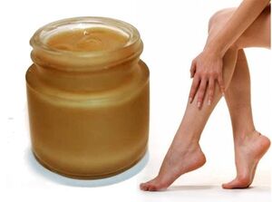 Ointment for varicose veins of the feet