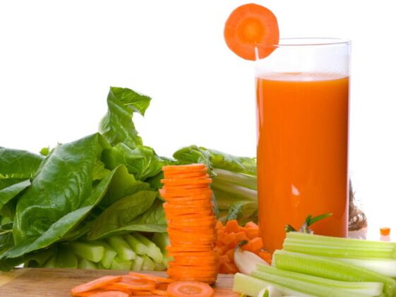 Freshly pressed juices from varicos